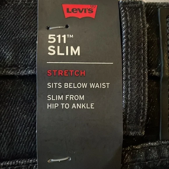 NWT Levi’s 511 slim Mens jeans - Picture 3 of 5